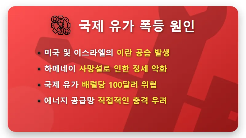국제 유가 관련주 TOP 3 현실적인 전망과 투자 꿀팁 - 핵심 요약