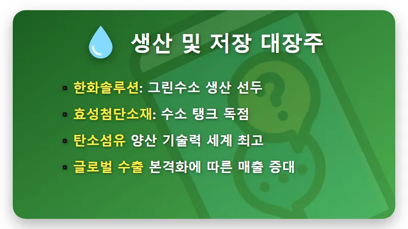 수소 관련주 대장주 7선 2026년 상반기 완벽 분석 및 현실적인 투자 방법 - 핵심 요약