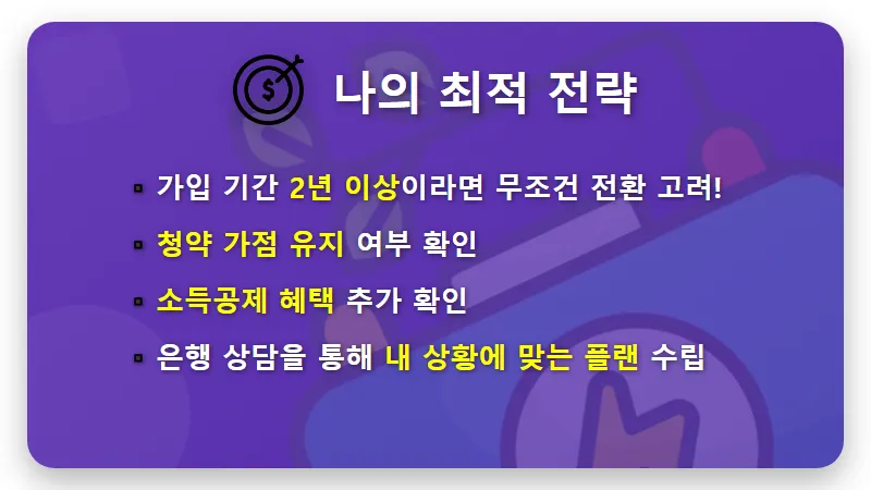 옛 청약통장 주택청약종합저축 전환 1년 연장: 최대 3.1% 우대금리 현실적으로 받는 꿀팁 💰 - 핵심 요약