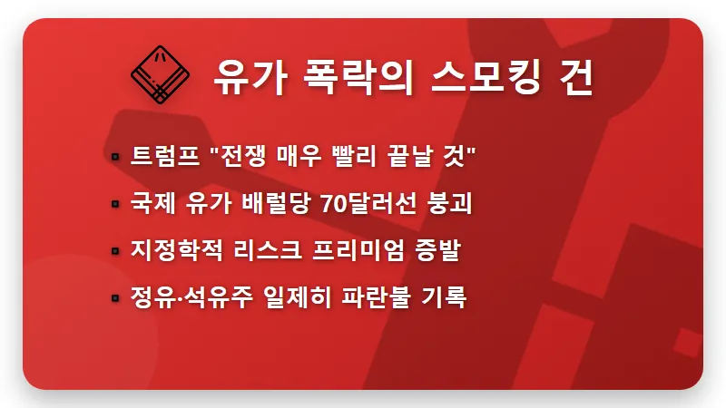정유주 급락 이유 3가지와 2026년 석유 관련주 현실적인 투자 전략 - 핵심 요약