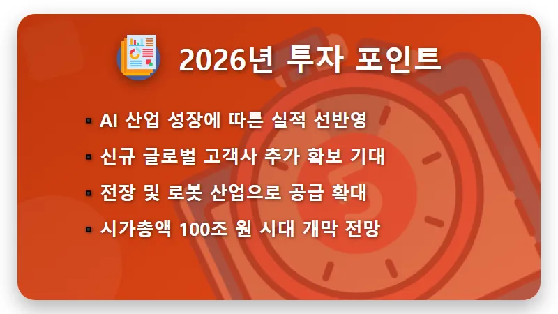 삼성전기 주가 전망 2026년 160만 원 가능할까? 실리콘 캐패시터 수주 분석 - 핵심 요약