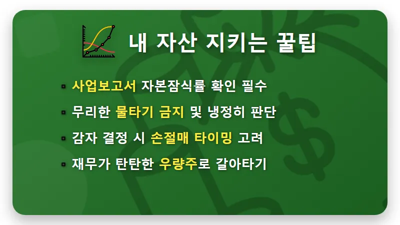 동전 주식 무상감자 10대 1 비율이 상장폐지 전조인 현실적인 이유와 대응 꿀팁 - 핵심 요약