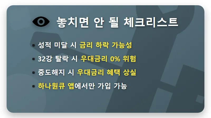 하나은행 BEST 11 적금 연 11% 가입 조건 및 현실적인 이자 수익 꿀팁 - 핵심 요약