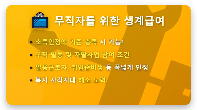 2026 무직자 생계급여: 월 200만원 받는 현실적인 신청 방법과 꿀팁! - 핵심 요약