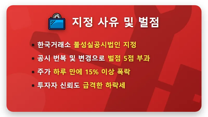 삼천당제약 불성실공시 지정 이유와 40만 원대 붕괴에 따른 현실적인 투자 대응 전략 - 핵심 요약