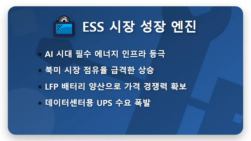 2차전지 대장주 5개 추천, 2026년 ESS 반등 장세와 수익 내는 현실적인 방법 - 핵심 요약
