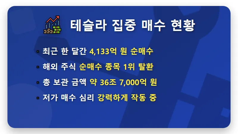 테슬라 주가 4100억 베팅 성공할까? 서학개미의 현실적인 투자 전략과 2026년 전망 - 핵심 요약