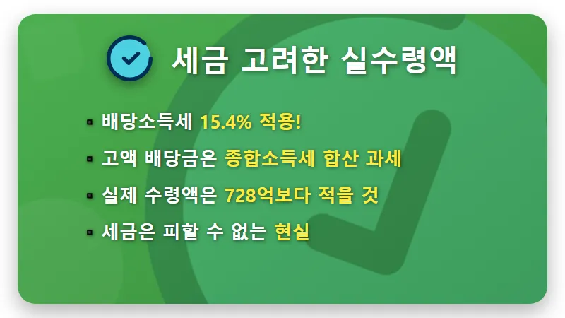 이재용 삼성전자 상반기 배당금 728억! 개인 투자자 현실적인 주식 수와 실수령액 꿀팁 - 핵심 요약
