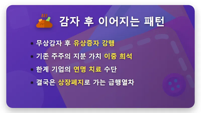 동전 주식 무상감자 10대 1 비율이 상장폐지 전조인 현실적인 이유와 대응 꿀팁 - 핵심 요약