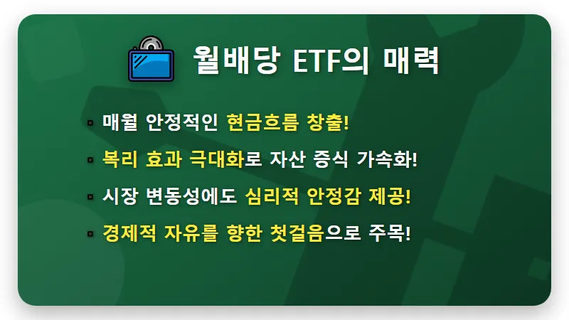 월배당 300만원 꿈 현실로! TIGER 미국나스닥100 커버드콜 포함 고배당 ETF 포트폴리오 꿀팁! - 핵심 요약