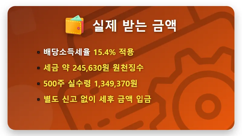 삼성SDS 배당금 500주 4월 수령액, 현실적인 지급일 및 세금 공제 후 실제 금액 꿀팁 - 핵심 요약