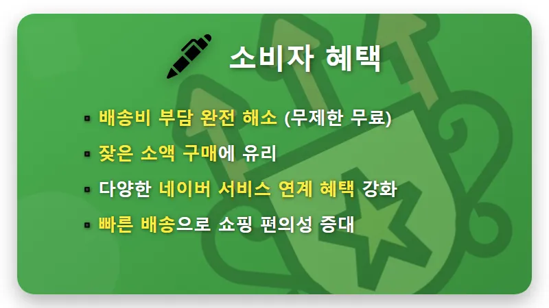 네이버 무제한 무료배송, 주가 반등 이끌 현실적인 락인 효과 5가지 전략 - 핵심 요약