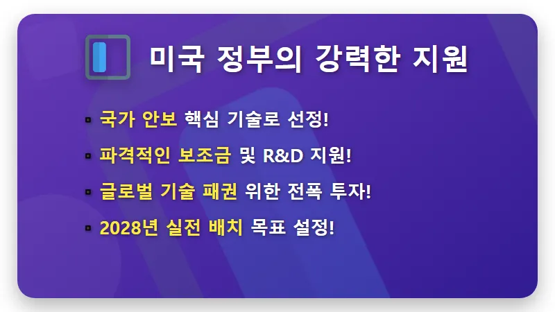 미국 양자컴퓨팅, 2028년 실전 배치 대비 핵심 투자 전략 3가지 - 핵심 요약