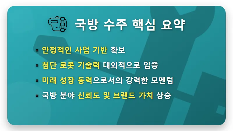 레인보우로보틱스 국방부 수주, 주가 반등 현실적인 투자 가이드 3가지 - 핵심 요약