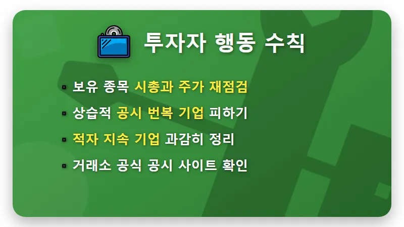 7월 동전주 상장폐지 현실적인 투자 가이드 및 1000원 미만 종목 대처 방법 - 핵심 요약