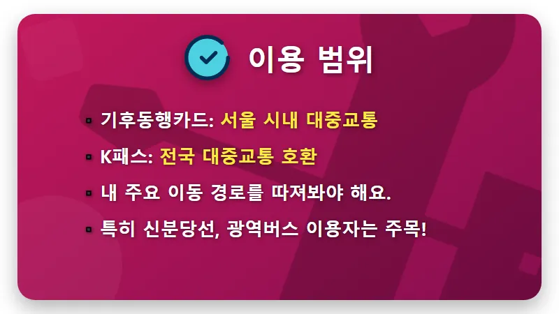 2026년 교통비 꿀팁: 기후동행카드 vs K패스, 나에게 최적의 선택은? - 핵심 요약