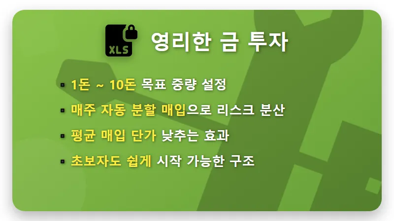 카카오뱅크 26주 금모으기: 소액 금테크 현실적인 꿀팁 3가지 - 핵심 요약