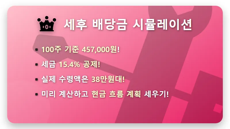 삼성전자 3분기 배당금 4570원: 100주 보유 시 현실적인 세후 수령액 계산과 현명한 투자 전략 💰 - 핵심 요약