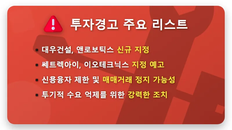 투자경고 종목 리스트, 2026년 4월 공매도 금지 현실적인 대응 방법 - 핵심 요약