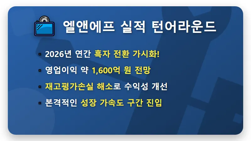 엘앤에프 주가 전망 2026년 4월, 흑자 전환과 LFP 양극재의 현실적인 투자 방법 꿀팁 - 핵심 요약