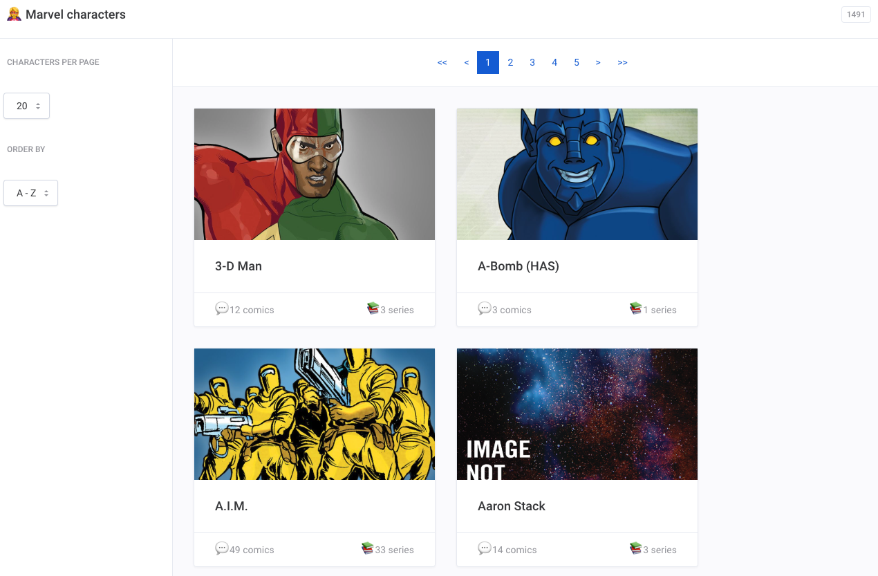 Marvel portfolio