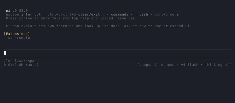 SSH Remote workspace demo