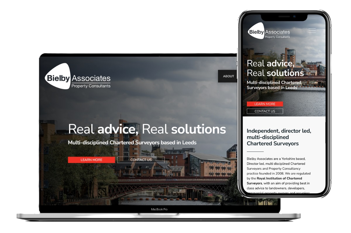 Bielby Associates website design