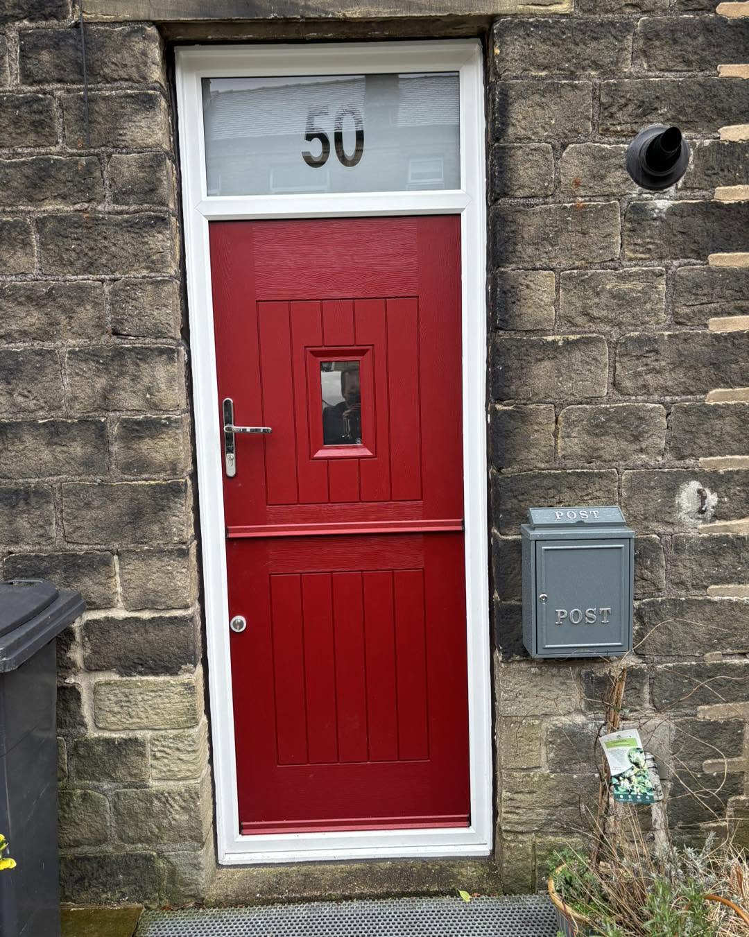 Door fitting by Clegg Joinery