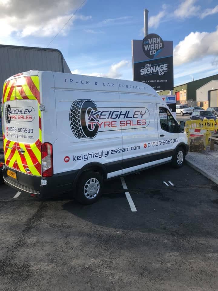 Keighley Tyre Sales fleet and callout van