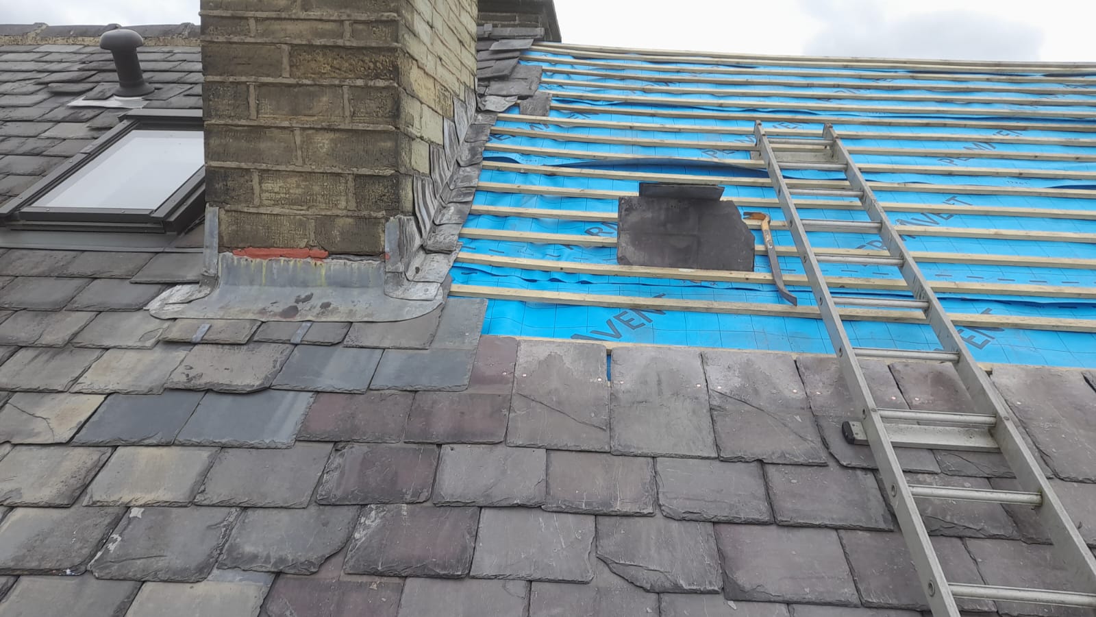 Roofing work