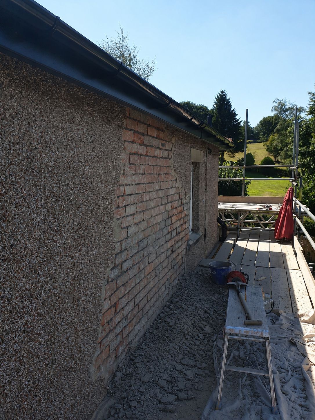 Lime plaster