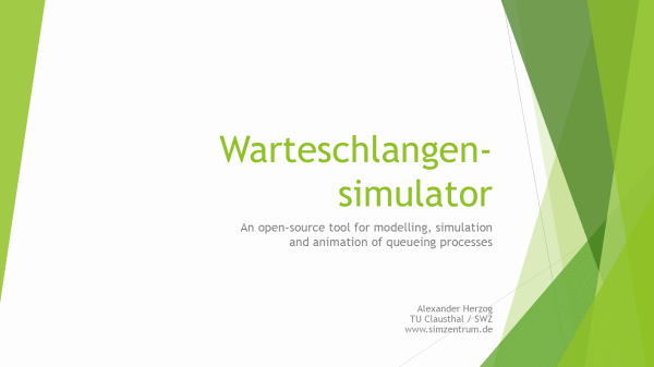Introduction slides for Warteschlangensimulator (pdf)