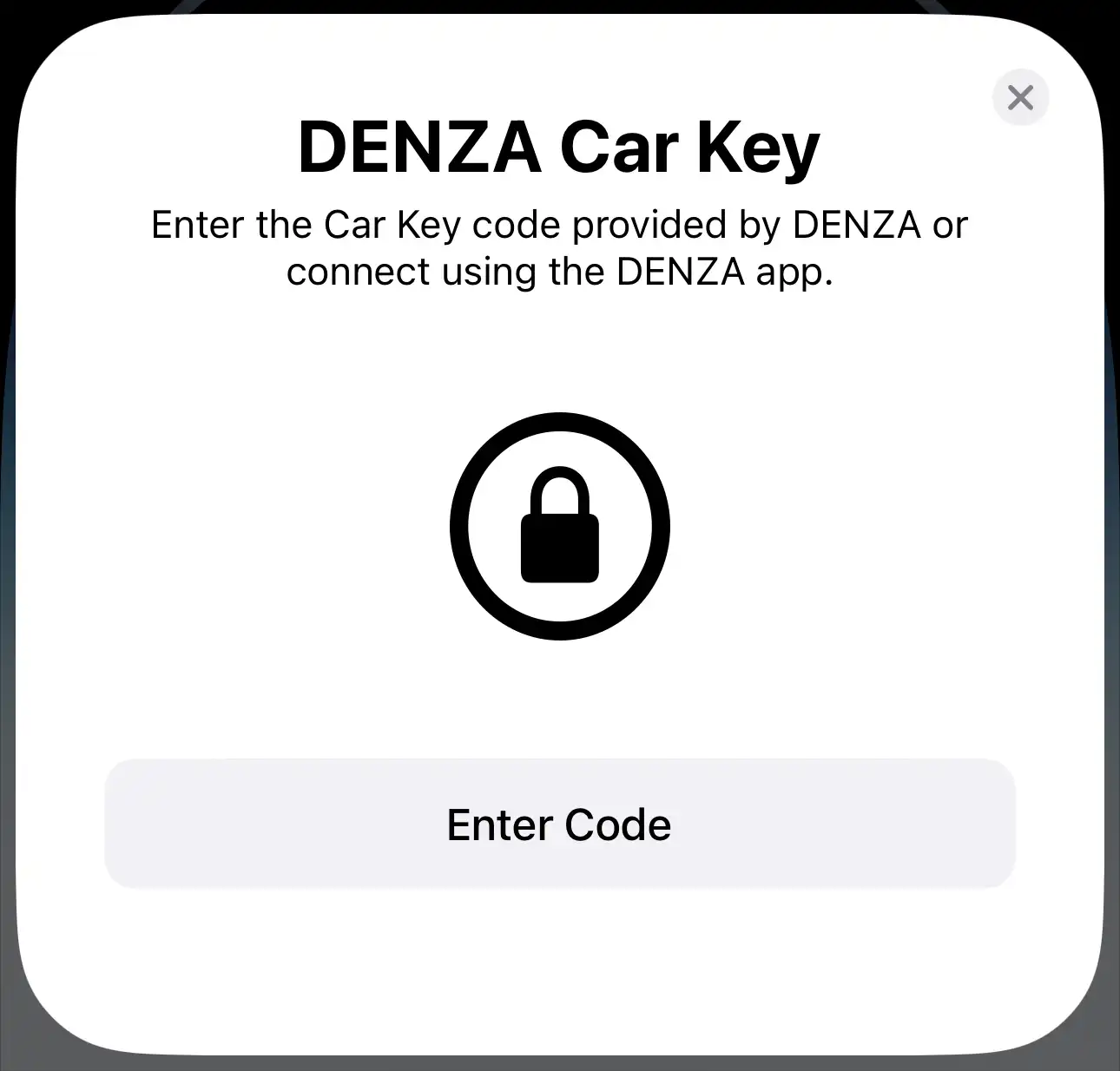 ![Image showing IOS16 CarKey pairing prompt]