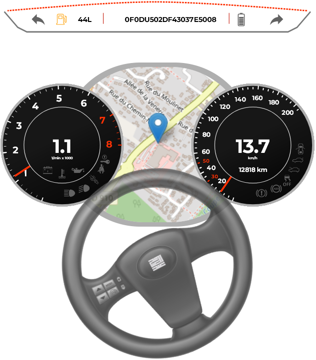 Dashboard on mobile