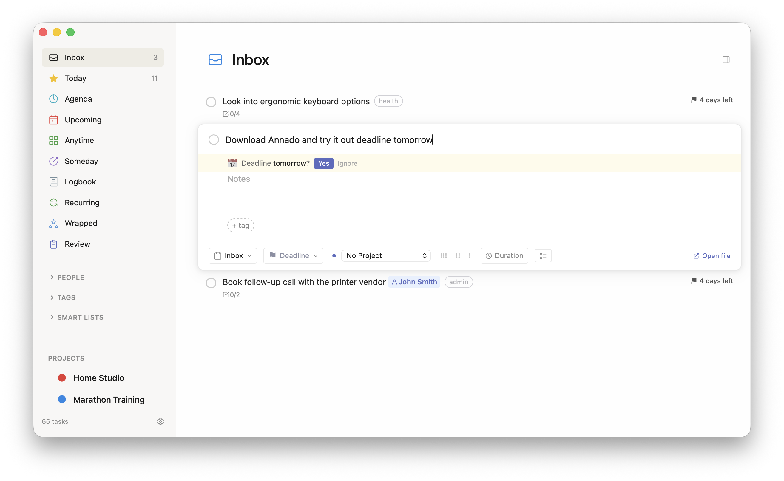 Title hint suggesting a deadline