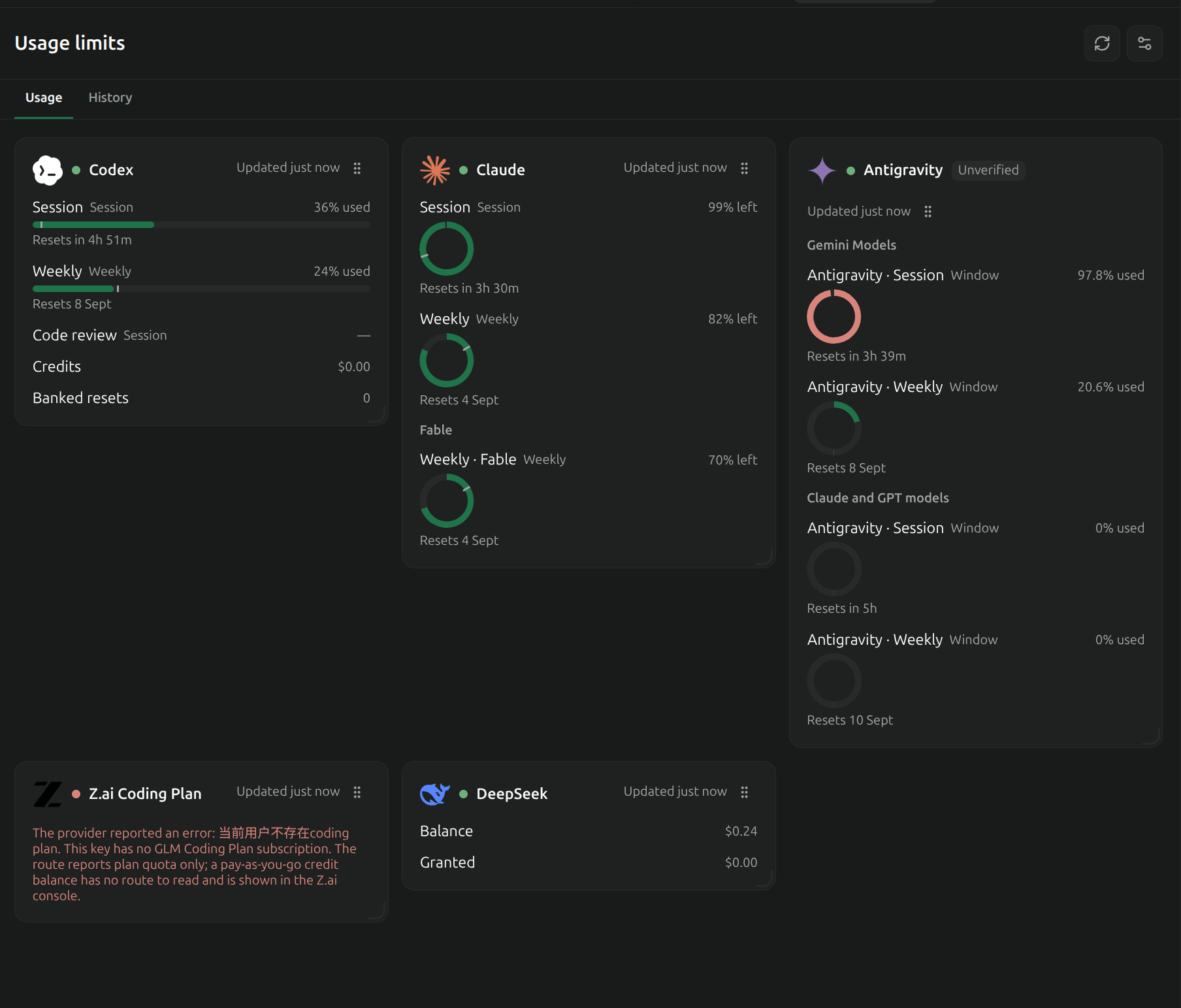 Usage Monitor screenshot 1