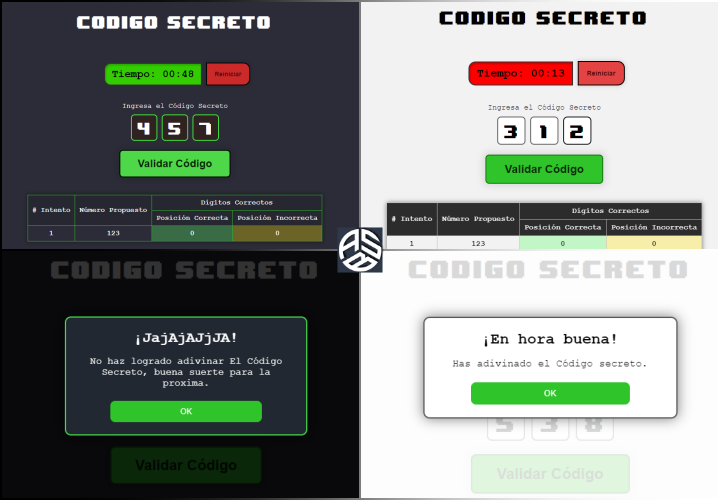 Código Secreto en modo claro