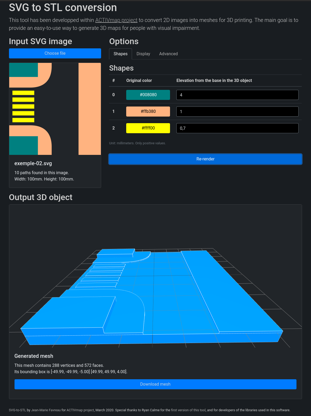 Download Github Activmap Svg To Stl Turn 2 Dimensional Svg Paths Into 3 Dimensional Stl Meshes