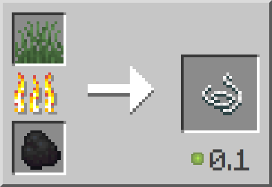 Smelting: grass -> string