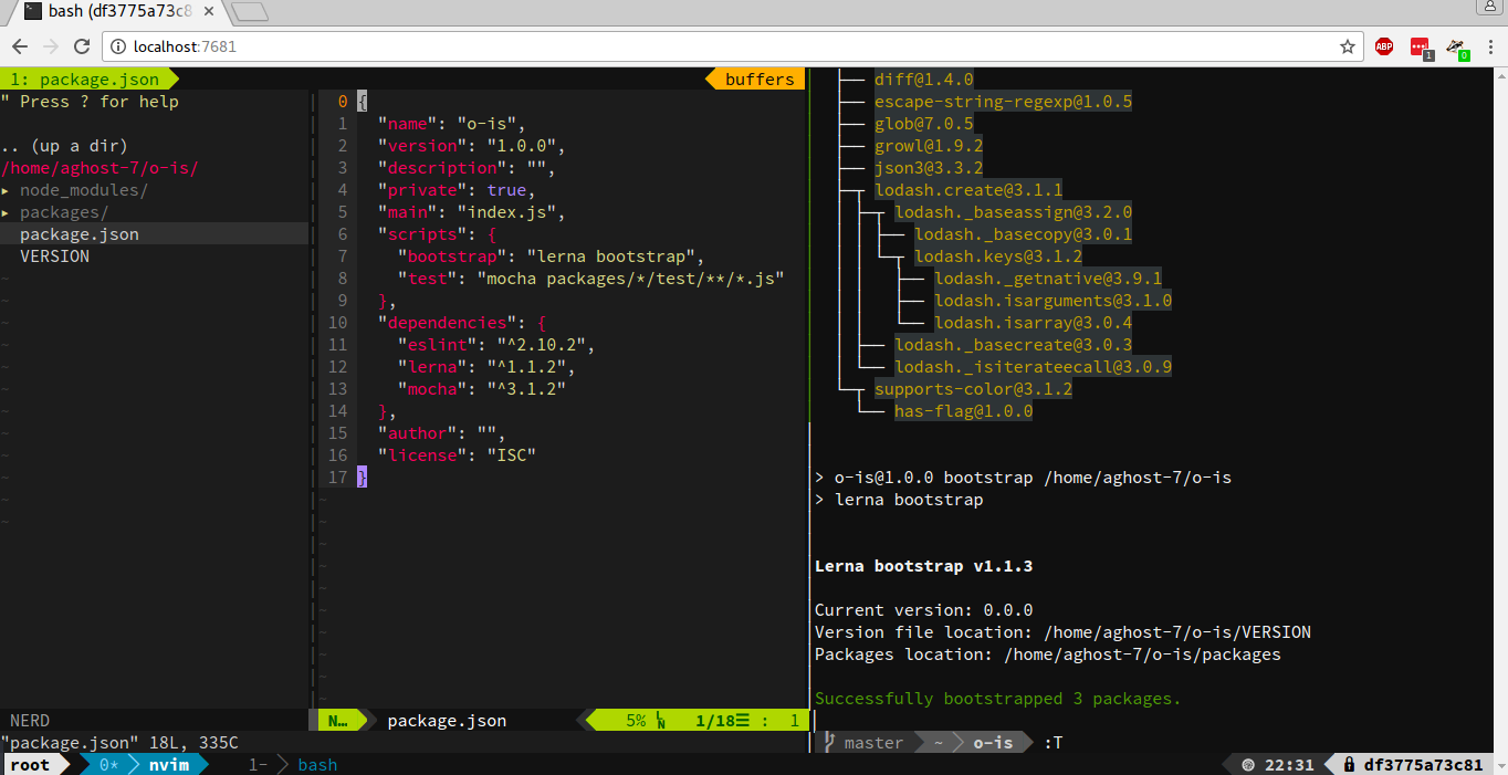 GitHub - AGhost-7/nodejs-online: Develop from a remote machine through ...