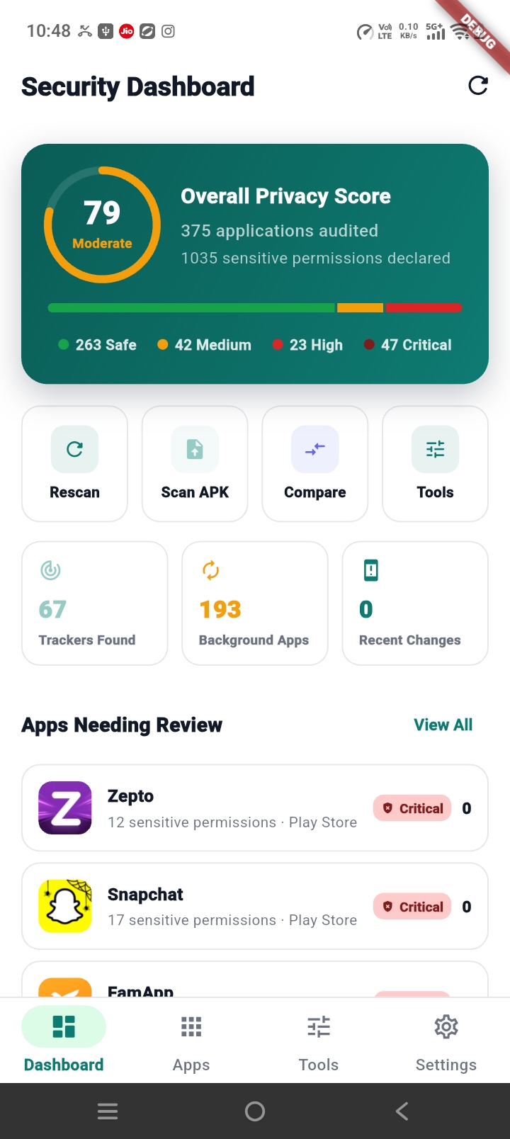 Security Dashboard