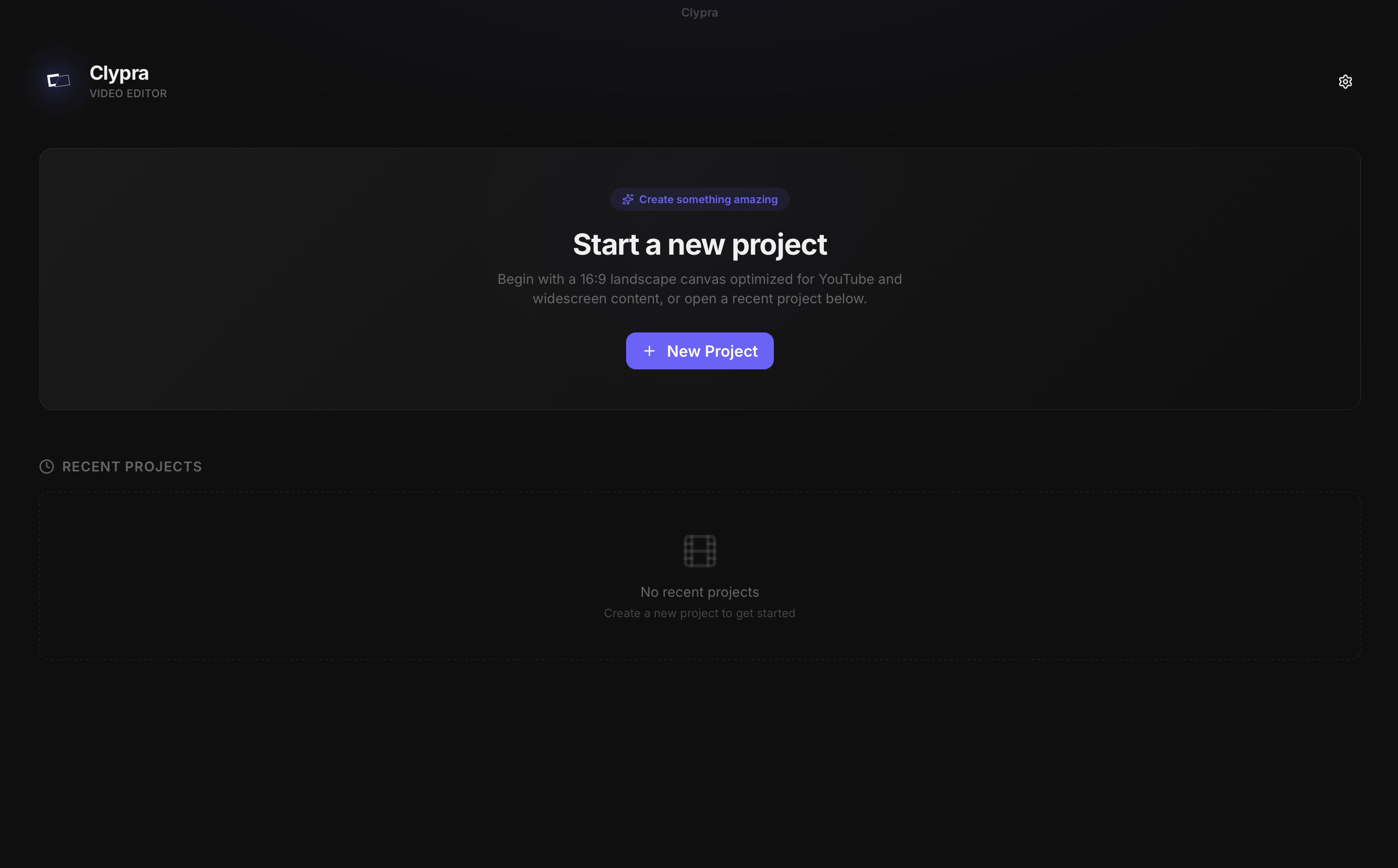 Clypra Video Editor Interface
