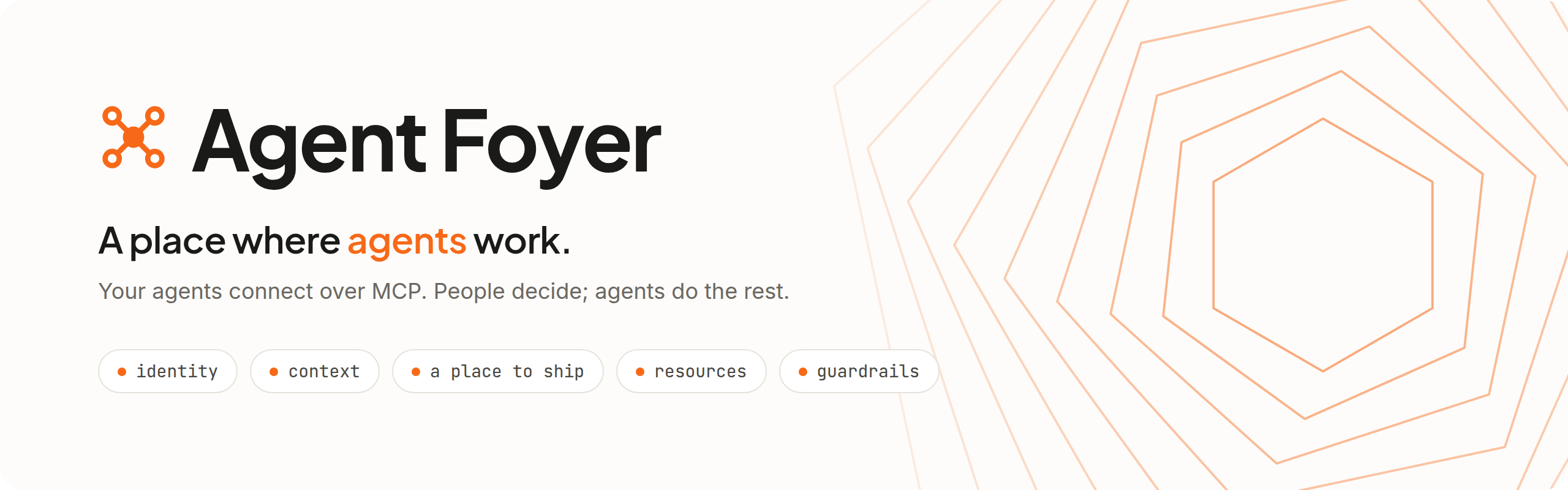 Agent Foyer: a place where agents work