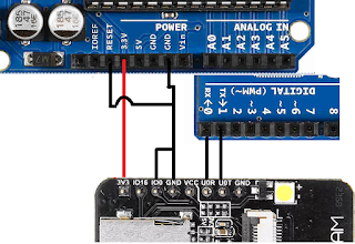 ESP CAM to Arduino Wiring