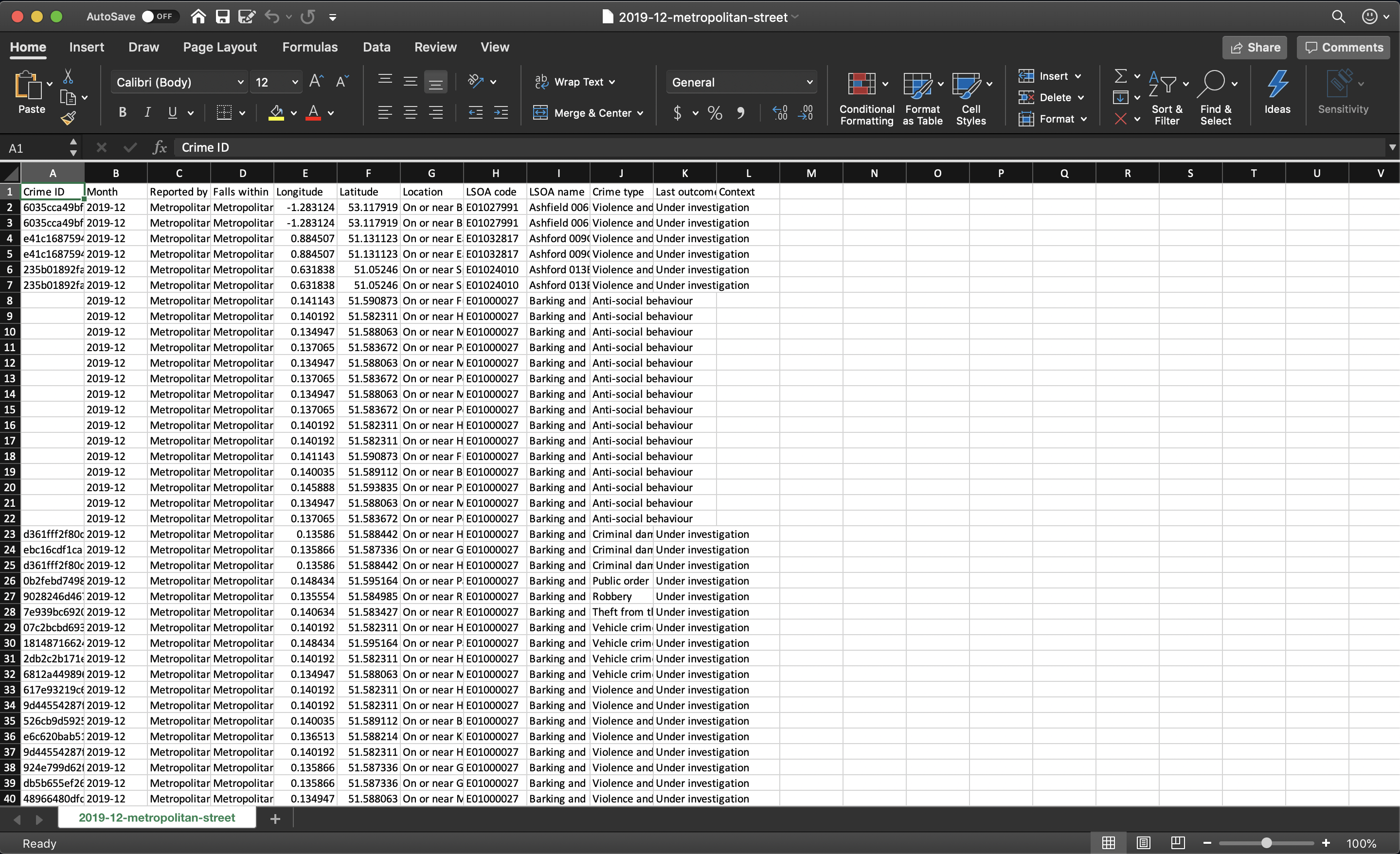 excel screenshot