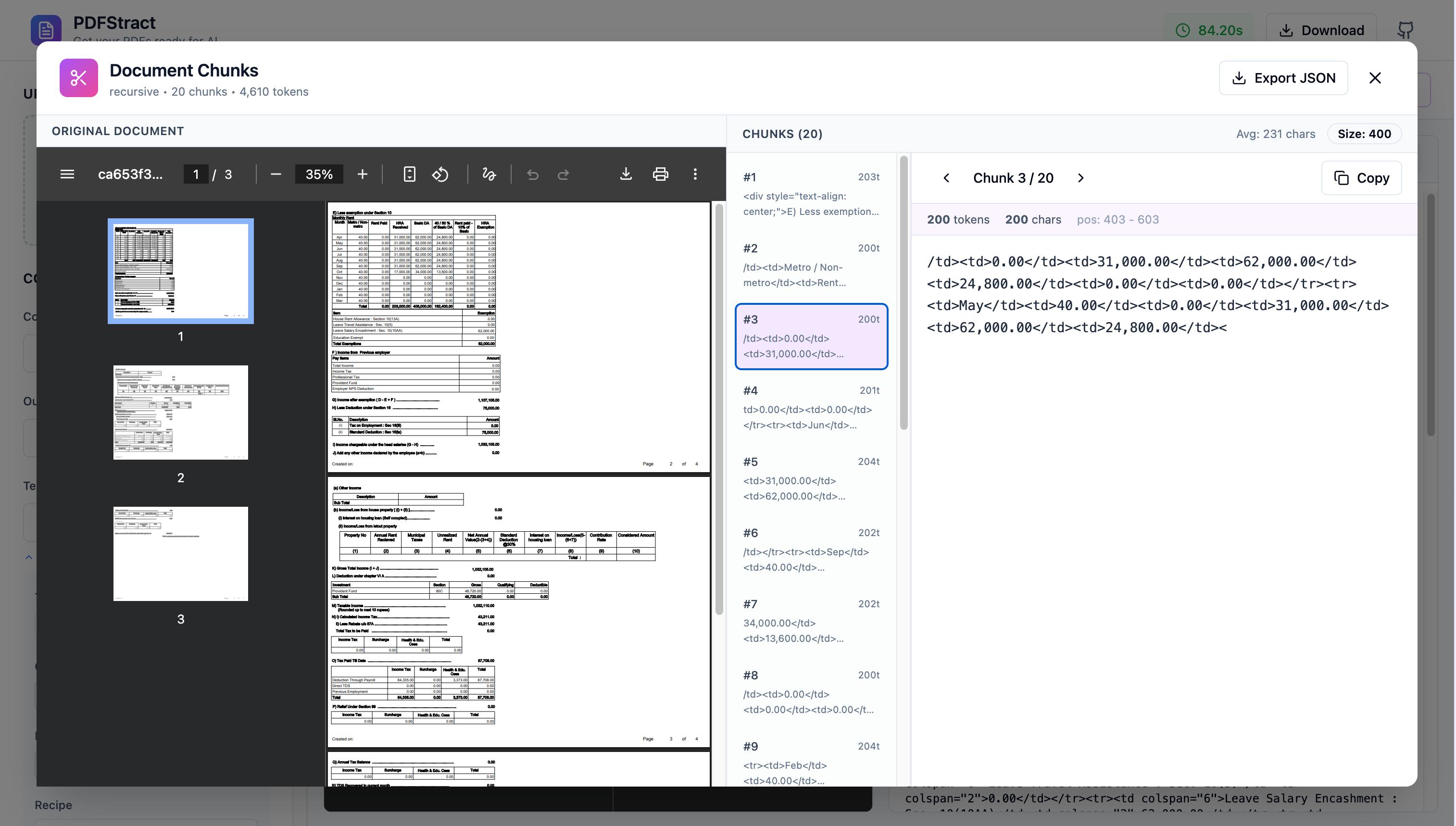 PDFStract UI