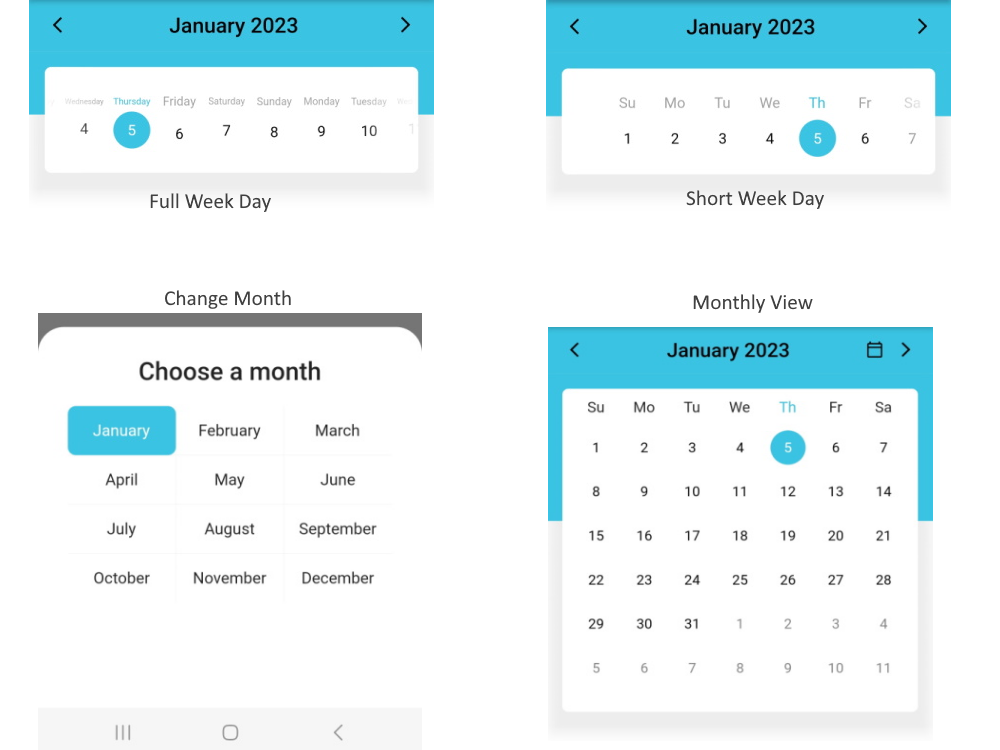 flutter Timeline Calendar Package