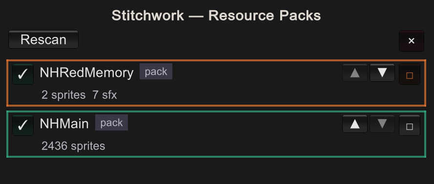 Pack Order