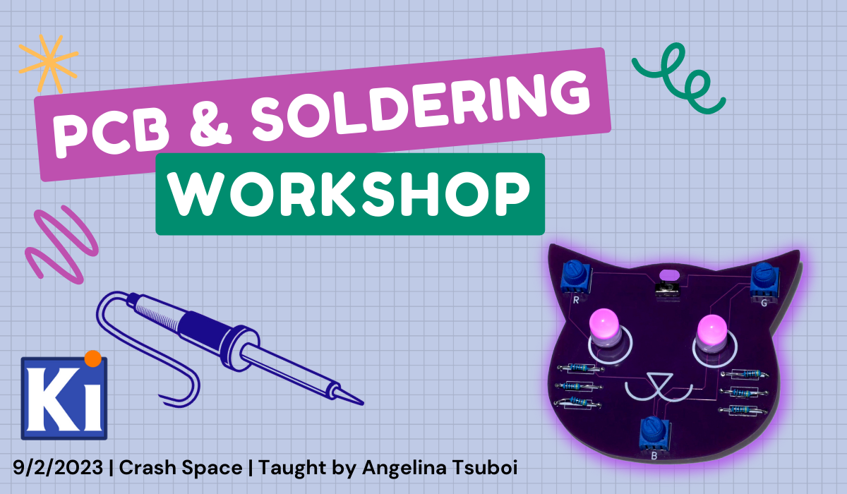 Pcb soldering workshop, from the project README