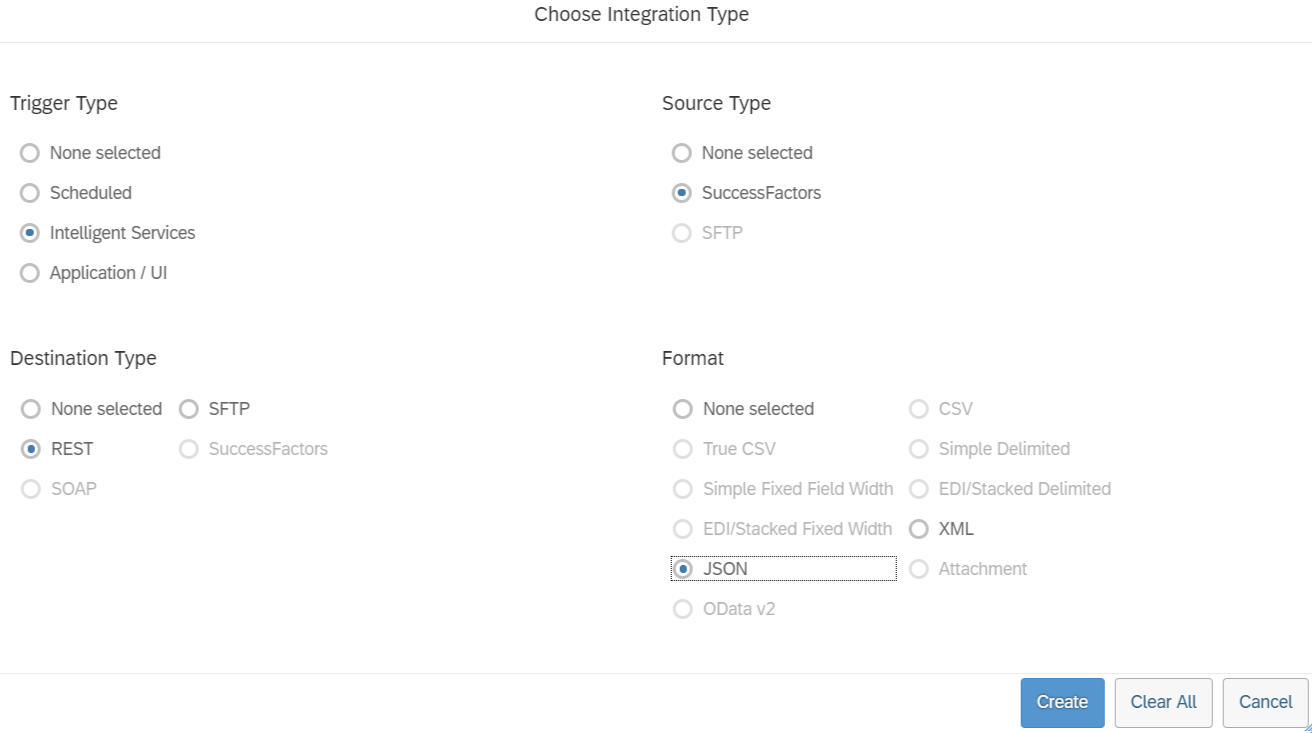 Integration type